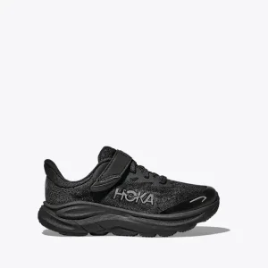 HOKA Clifton 10 Black (Little Kids)