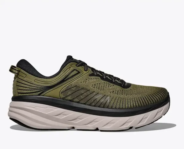 HOKA Bondi 7 Wild Rye Black