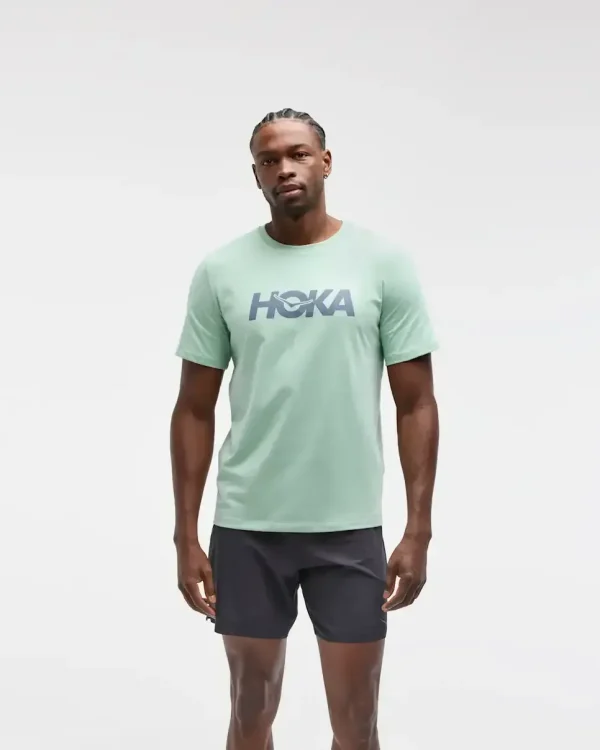 HOKA Core Logo Graphic Tee Sage