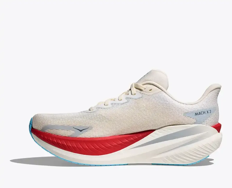 HOKA Mach X 3 White Alabaster