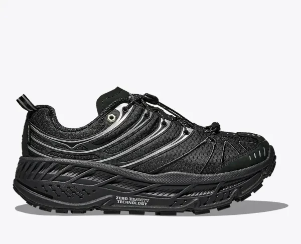 HOKA Stinson EVO GORE-TEX Black Silver