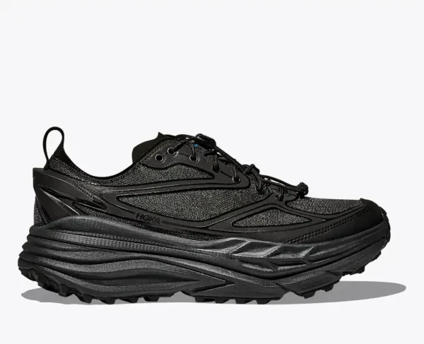 HOKA Stinson One7 + Dover Street Market Black