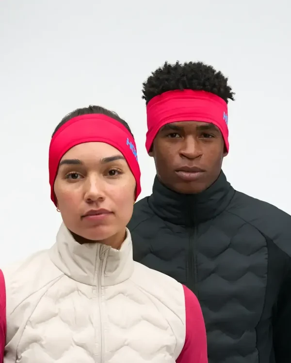 HOKA ColdSnap Fleece Headband Cerise