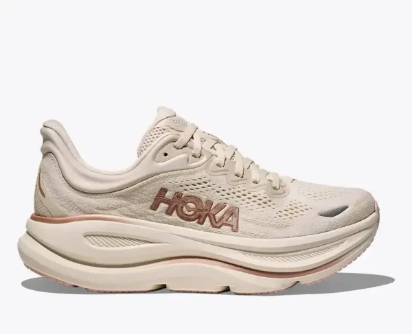 HOKA Bondi 9 Oat Milk Rose Gold (Women's)