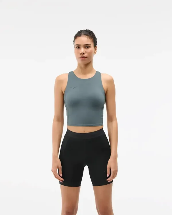 HOKA Elaro Crop Bra Faded Navy (Women's)
