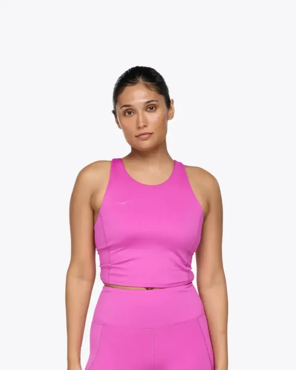 HOKA Elaro Crop Bra Fuschia (Women's)